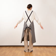 画像をギャラリービューアに読み込む, organic cottonエプロン クリームブラウン