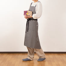 画像をギャラリービューアに読み込む, organic cottonエプロン クリームブラウン