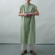 画像をギャラリービューアに読み込む, cottonボイル ギャザーワンピース