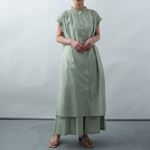 画像をギャラリービューアに読み込む, cottonボイル ギャザーワンピース