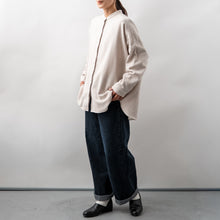 画像をギャラリービューアに読み込む, cotton カシミヤワイドブラウス