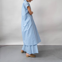 画像をギャラリービューアに読み込む, cottonボイル ギャザーワンピース