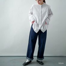 画像をギャラリービューアに読み込む, cotton リネン ワイドブラウス