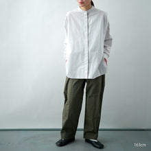 画像をギャラリービューアに読み込む, cotton リネン ワイドブラウス