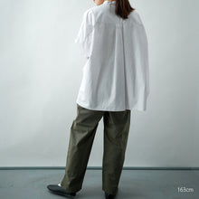 画像をギャラリービューアに読み込む, cotton リネン ワイドブラウス