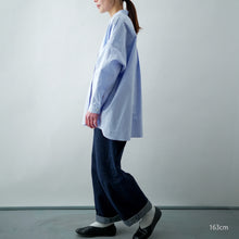 画像をギャラリービューアに読み込む, cotton リネン ワイドブラウス