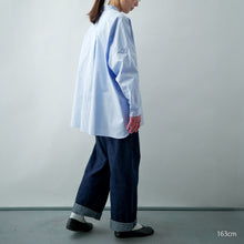 画像をギャラリービューアに読み込む, cotton リネン ワイドブラウス