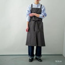 画像をギャラリービューアに読み込む, organic cottonエプロン ビターブラウン