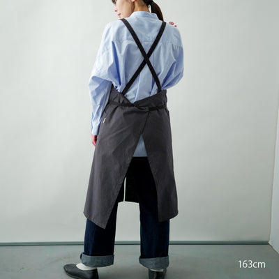 organic cottonエプロン ビターブラウン