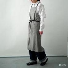画像をギャラリービューアに読み込む, organic cottonエプロン クリームブラウン