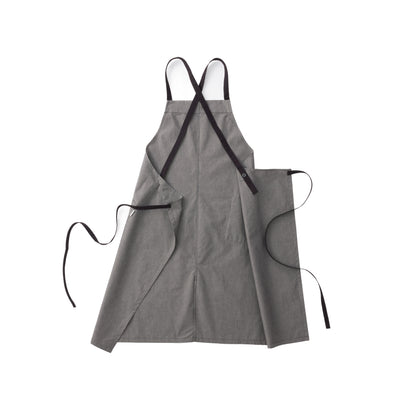 organic cottonエプロン クリームブラウン