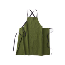 画像をギャラリービューアに読み込む, organic cottonエプロン ダークピスタチオ