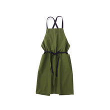 画像をギャラリービューアに読み込む, organic cottonエプロン ダークピスタチオ