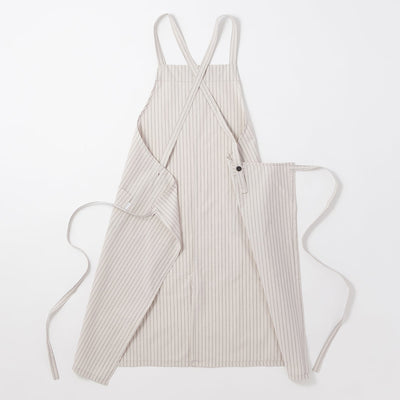 organic cottonエプロン エクリュST