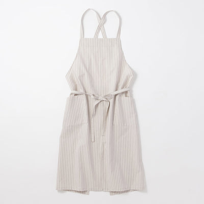 organic cottonエプロン エクリュST