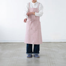 画像をギャラリービューアに読み込む, 綿ザックリオックスエプロン レッド