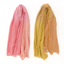 画像をギャラリービューアに読み込む, コットンカシミヤグラデーションストール