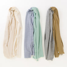画像をギャラリービューアに読み込む, バイカラーコットンカシミヤストール