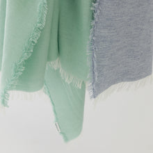 画像をギャラリービューアに読み込む, バイカラーコットンカシミヤストール