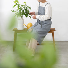 画像をギャラリービューアに読み込む, organic cottonエプロン フォググレー