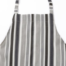 画像をギャラリービューアに読み込む, 綿麻マルチストライプエプロン ブラック