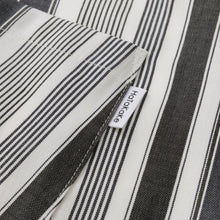 画像をギャラリービューアに読み込む, 綿麻マルチストライプエプロン ブラック