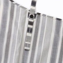 画像をギャラリービューアに読み込む, 綿麻マルチストライプエプロン ブラック