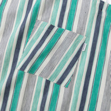 画像をギャラリービューアに読み込む, 綿麻マルチストライプエプロン グリーン