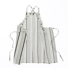 画像をギャラリービューアに読み込む, 綿麻マルチストライプエプロン ウグイス