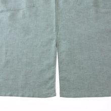 画像をギャラリービューアに読み込む, 綿麻ヘリンボーン エプロン グリーン