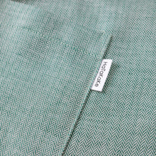 画像をギャラリービューアに読み込む, 綿麻ヘリンボーン エプロン グリーン