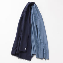 画像をギャラリービューアに読み込む, バイカラーコットンカシミヤストール