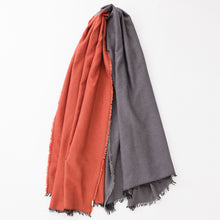 画像をギャラリービューアに読み込む, バイカラーコットンカシミヤストール