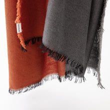 画像をギャラリービューアに読み込む, バイカラーコットンカシミヤストール