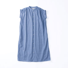 画像をギャラリービューアに読み込む, cottonボイル ギャザーワンピース