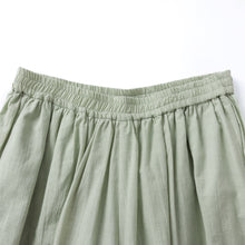 画像をギャラリービューアに読み込む, cottonボイル ギャザーパンツ