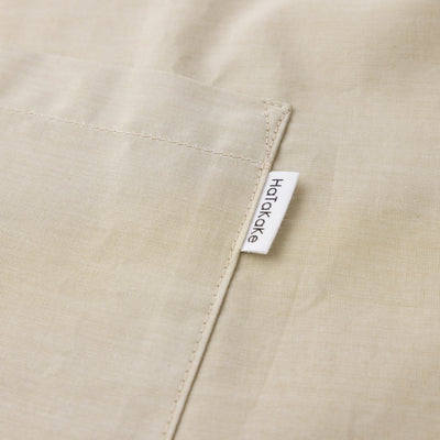 organic cottonエプロン イエローベージュ