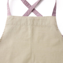 画像をギャラリービューアに読み込む, organic cottonエプロン イエローベージュ