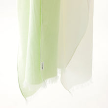 画像をギャラリービューアに読み込む, バイカラーコットンシルクストール ハーフサイズ