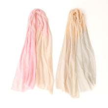 画像をギャラリービューアに読み込む, コットンシルクグラデーションストール ハーフサイズ