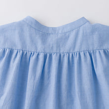 画像をギャラリービューアに読み込む, cottonボイル ギャザーワンピース