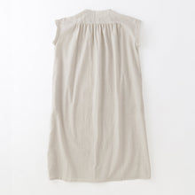 画像をギャラリービューアに読み込む, cottonボイル ギャザーワンピース