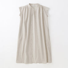画像をギャラリービューアに読み込む, cottonボイル ギャザーワンピース