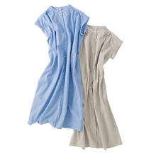画像をギャラリービューアに読み込む, cottonボイル ギャザーワンピース