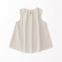 画像をギャラリービューアに読み込む, タイルジャカードノースリーブブラウス