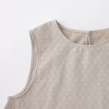 画像をギャラリービューアに読み込む, タイルジャカードノースリーブブラウス