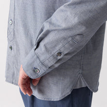 画像をギャラリービューアに読み込む, organic cotton twillシャツ