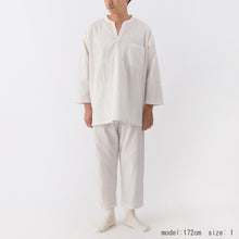 画像をギャラリービューアに読み込む, SHIWAコットン リラックスプルオーバーシャツ(巾着付き)