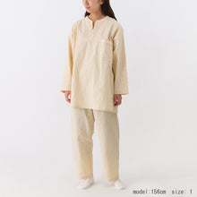 画像をギャラリービューアに読み込む, SHIWAコットン リラックスプルオーバーシャツ(巾着付き)