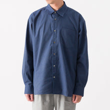 画像をギャラリービューアに読み込む, organic cotton twillシャツ